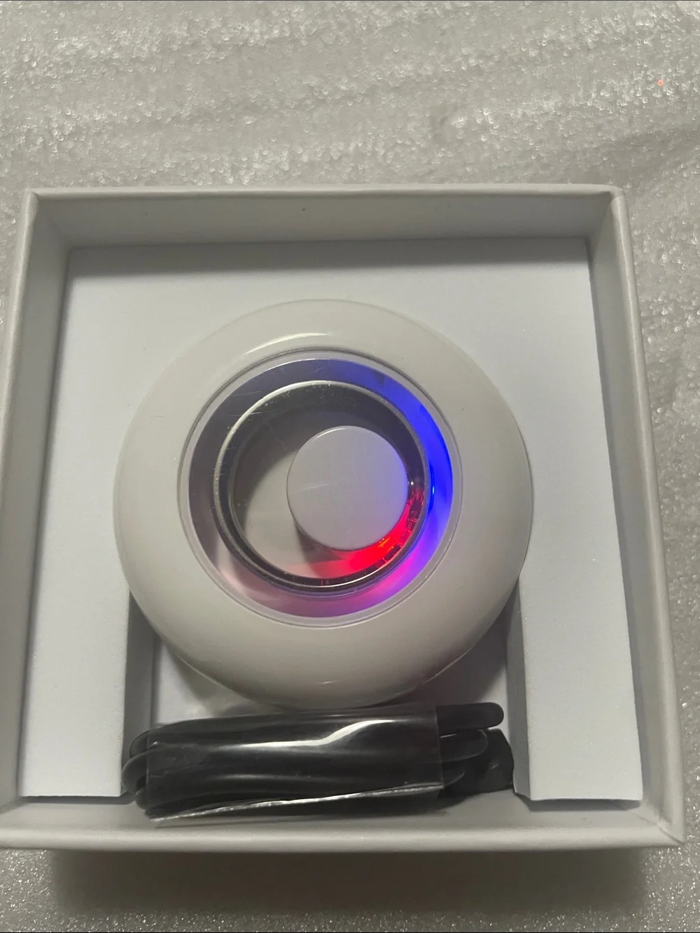 NEW SILVER SMART RING Fitness Tracker Unisex size 12